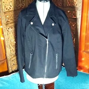 Bomber Jacket Black Denium